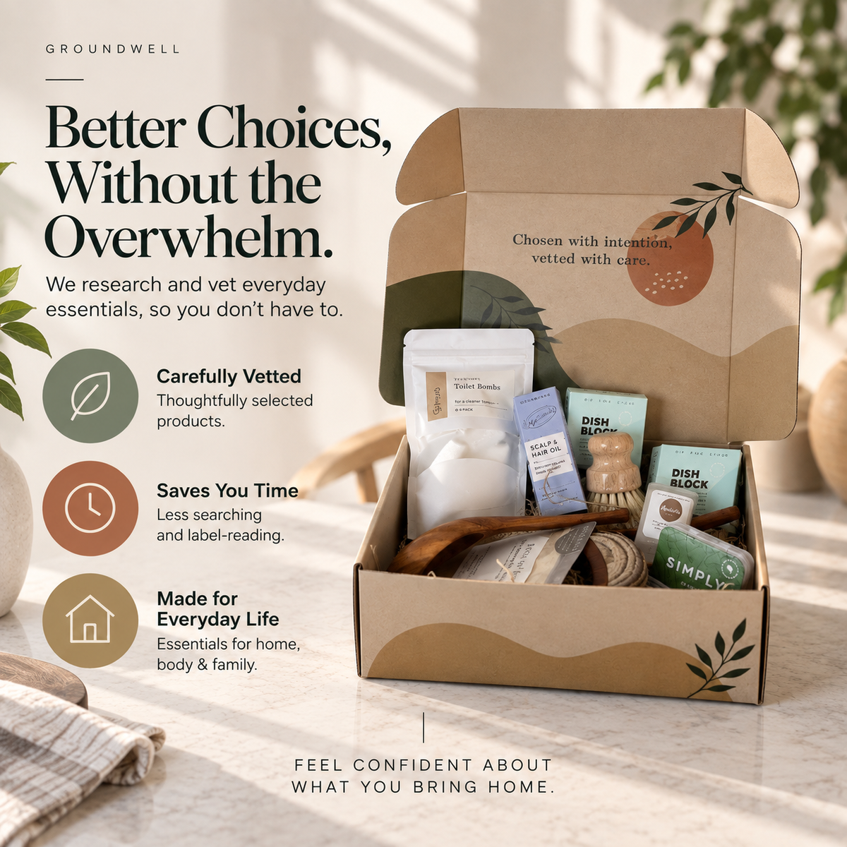 Mini Size Clean Living Subscription Box – Groundwell