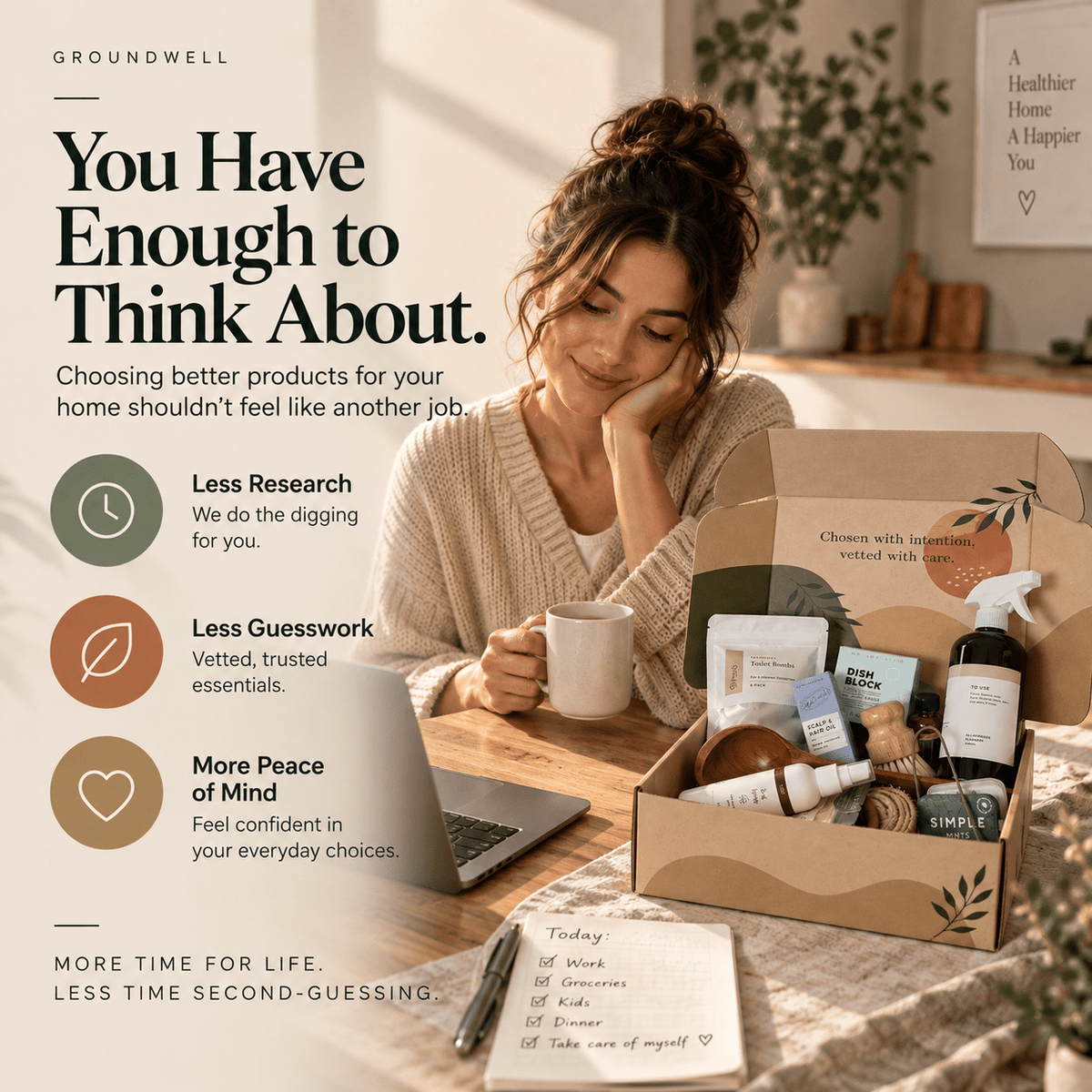 Full Size Early Access Box (One Time Starter) - Non-Toxic Clean Living | Groundwell