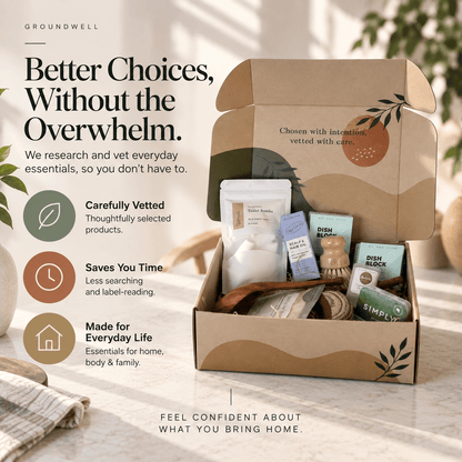Mini Size Early Access Box (One Time Starter) - Non-Toxic Clean Living | Groundwell